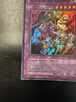 Reaper on the Nightmare PGD-078 Super Rare 1st Edition Yugioh NM Misprint Error - Image 5