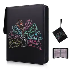 Pikachu Pokemon Yu-Gi-Oh PTCG YGO MTG Trading Card Binder Album Zipper 9-Pocket - Image 6