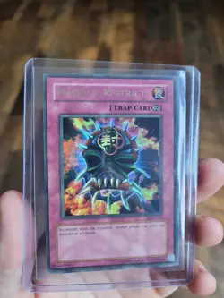 Yugioh Mask of Restrict LON-018 Ultra Rare Unlimited Lp - Image 1