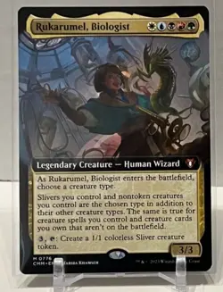 MTG - CMM Commander Masters - Rukarumel, Biologist 776 Extended Art NM/M - Image 1