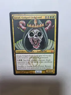 JARAD GOLGARI LICH LORD ADVENTURE TIME MAGIC GATHERING ALTERED ART HAND PAINT - Image 16