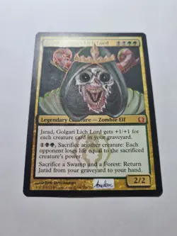JARAD GOLGARI LICH LORD ADVENTURE TIME MAGIC GATHERING ALTERED ART HAND PAINT - Image 17