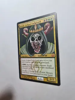 JARAD GOLGARI LICH LORD ADVENTURE TIME MAGIC GATHERING ALTERED ART HAND PAINT - Image 3