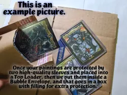 JARAD GOLGARI LICH LORD ADVENTURE TIME MAGIC GATHERING ALTERED ART HAND PAINT - Image 9