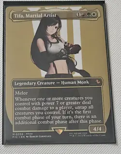 Tifa, Martial Artist (Borderless) Commander: Final Fantasy Foil - Image 2