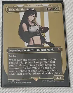 Tifa, Martial Artist (Borderless) Commander: Final Fantasy Foil - Image 3