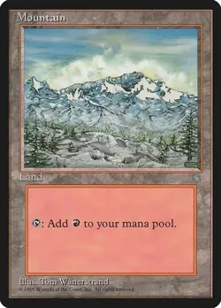 Lot of 20x Mountain #376 - ICE Ice Age Basic Land MTG Magic PL - Image 1