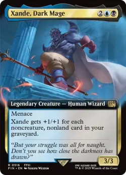 Xande, Dark Mage (Extended Art) FINAL FANTASY - Near Mint Foil - Image 1