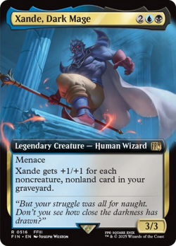 Xande, Dark Mage (Extended Art) FINAL FANTASY - Near Mint Foil - Image 3