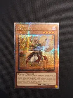 YuGiOh RA04-EN034 Fallen of Albaz (Alt Art) Quarter Century Secret Rare NM - Image 1