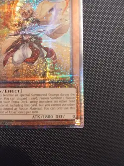 YuGiOh RA04-EN034 Fallen of Albaz (Alt Art) Quarter Century Secret Rare NM - Image 3