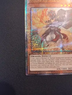 YuGiOh RA04-EN034 Fallen of Albaz (Alt Art) Quarter Century Secret Rare NM - Image 4