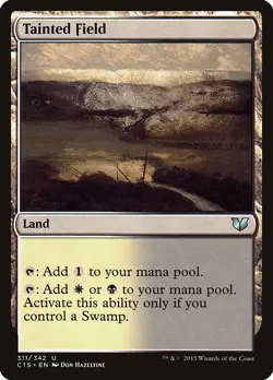 1x Tainted Field - NM - Commander Set - SPARROW MAGIC - Image 2