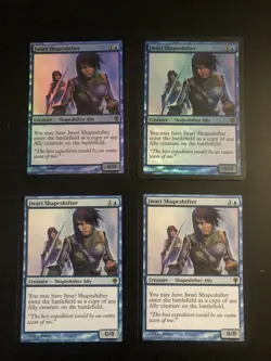 4x Jwari Shapeshifter FOIL Worldwake NM Blue Rare MAGIC GATHERING 2x Foil 2x Non - Image 3