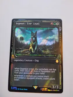 Dogmeat Ever Loyal Showcase Surge Foil Universes Beyond: Fallout Foil - Image 4
