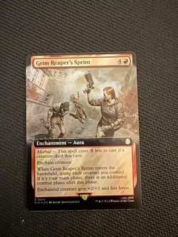 Grim Reaper’s Sprint Universes Beyond: Fallout #914 Extended Art Surge Foil - Image 4