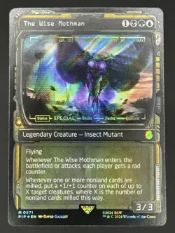 MTG 1x Showcase Surge Foil - The Wise Mothman / Universes Beyond Fallout 0871 - Image 1