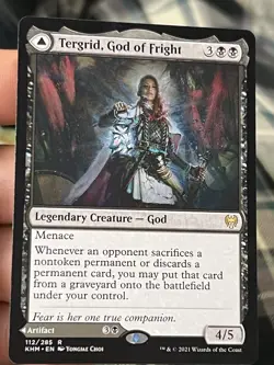 Tergrid, God of Fright // Tergrid's Lantern [Kaldheim] Near Mint - Image 1