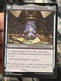 Tergrid, God of Fright // Tergrid's Lantern [Kaldheim] Near Mint - Image 3