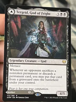 Tergrid, God of Fright // Tergrid's Lantern [Kaldheim] Near Mint - Image 5