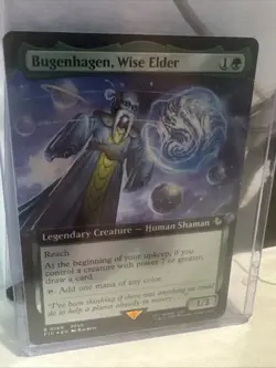 Bugenhagen, Wise Elder (Extended Art) #159 FOIL MTG Final Fantasy FIC NM X1 - Image 1
