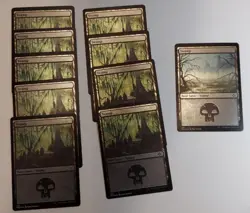 10x SWAMP basic lands *ETCHED FOIL*- NM - Modern Horizons 2 - SPARROW MAGIC - Image 1