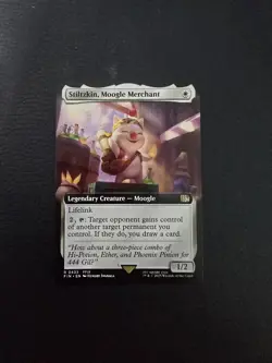 Stiltzkin, Moogle Merchant (Extended Art) Final Fantasy Regular MTG NM Magic - Image 3