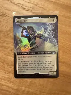 Magic the Gathering Final Fantasy -  Zack Fair (Extended Art) (Foil) #435 - Image 3