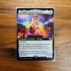 Magic The Gathering Final Fantasy Stiltzkin Noodle Merchant Extended Foil 0433 - Image 1