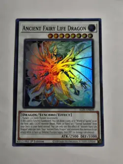 Ancient Fairy Life Dragon ALIN-EN039 Super Rare 1st Edition Yugioh - Image 1