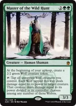 MTG Master of the Wild Hunt - Foil, NM-Mint, English Masters 25 - Image 1