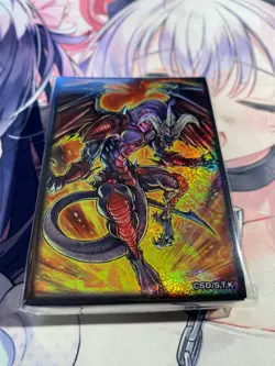 YuGiOh 5D’s Red Dragon Archfiend Card Sleeve protector 70 PC + Field Center Card - Image 7
