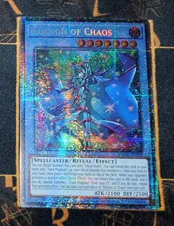 YUGIOH Illusion of Chaos (BACH-EN034) Starlight Rare 1st Edition Near Mint - Image 7