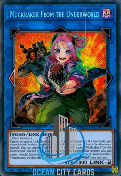Yugioh Muckraker From The Underworld DABL-EN051 Secret Rare 1st Edition - Image 3