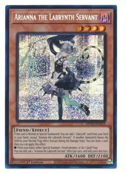 Arianna the Labrynth Servant Prismatic Secret Rare MP23-EN229 YuGiOh - Image 1