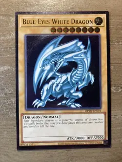 Blue-Eyes White Dragon OP28-EN001 OTS Tournament Pack 28 Unlimited NM - Image 1