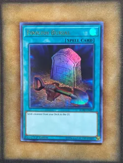Yugioh Foolish Burial BLHR-EN057 Ultra Rare 1st Ed NM - Image 1