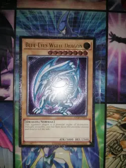 YU-GI-OH! Blue Eyes White Dragon Ultimate Rare Op28 En-001 Euro Print Lp 1 - Image 1