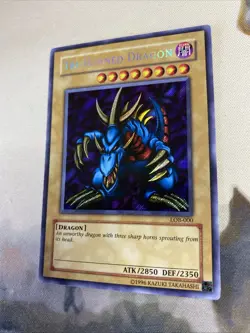Yu-Gi-Oh Tri-Horned Dragon LOB-000 The Legend of Blue Eyes White Dragon LP - Image 10