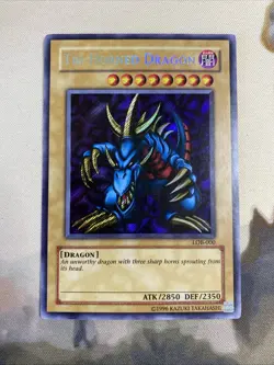 Yu-Gi-Oh Tri-Horned Dragon LOB-000 The Legend of Blue Eyes White Dragon LP - Image 7