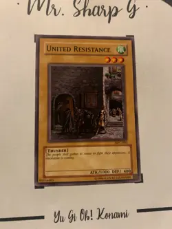 UNITED RESISTANCE -MFC-003 ENGLISH Yu-Gi-Oh! CARD COMMON KONAMI MAGICIAN'S FORCE - Image 4