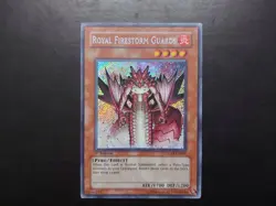 Yugioh - Royal Firestorm Guards GLAS-EN087 Secret Rare  1st Edition - Image 1