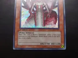 Yugioh - Royal Firestorm Guards GLAS-EN087 Secret Rare  1st Edition - Image 3