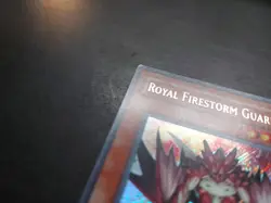Yugioh - Royal Firestorm Guards GLAS-EN087 Secret Rare  1st Edition - Image 6
