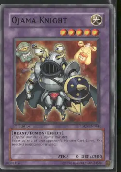 Yu-Gi-Oh! TCG Ojama Knight TAEV-EN044 1st Edition Common - Image 1