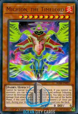 Yugioh Michion, The Timelord BLRR-EN021 1st edition Ultra Rare - Image 1
