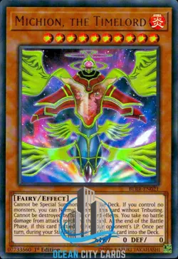Yugioh Michion, The Timelord BLRR-EN021 1st edition Ultra Rare - Image 3