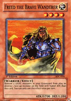 Yugioh! LP Freed the Brave Wanderer - IOC-014 - Super Rare - Unlimited Edition L - Image 2