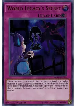 Yugioh - World Legacy's Secret (Ultra Rare) (1st Edition) - MP18-EN218 P - Image 1