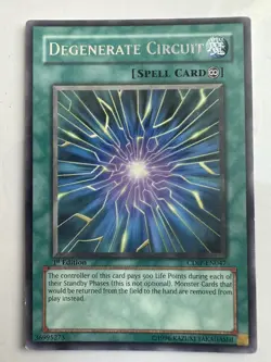 Degenerate Circuit - Yugioh TCG - CDIP-EN047 - 1st Edition Ultimate Rare - Image 1